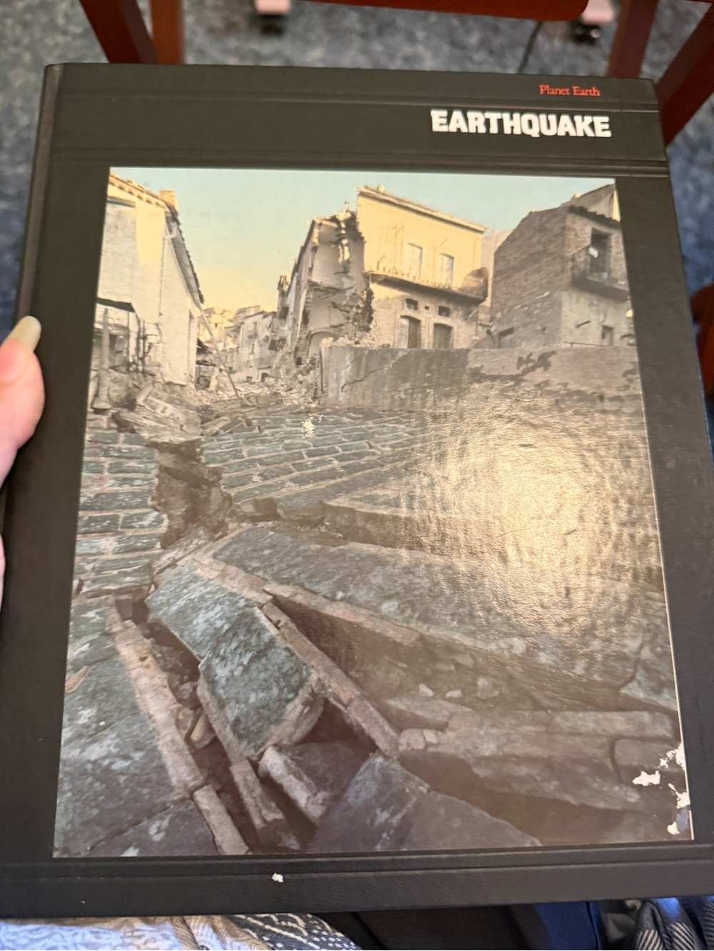 1980s Earthquake Hardcover Book